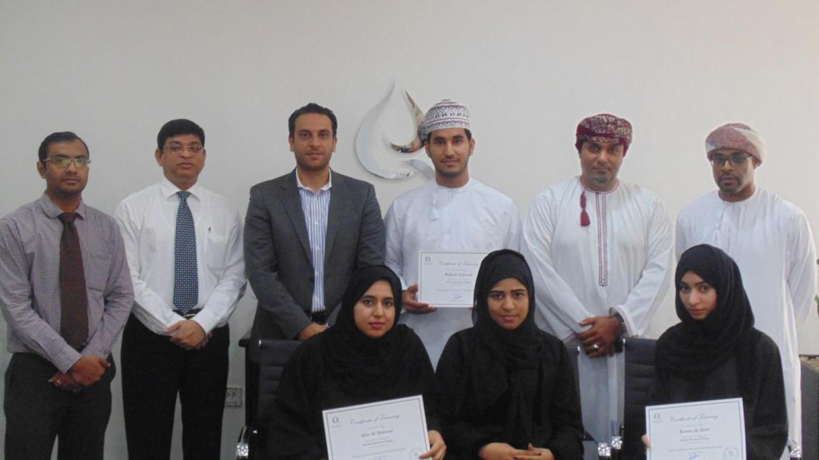 SQU Economics Students Complete Qurum Business Group Internship Program